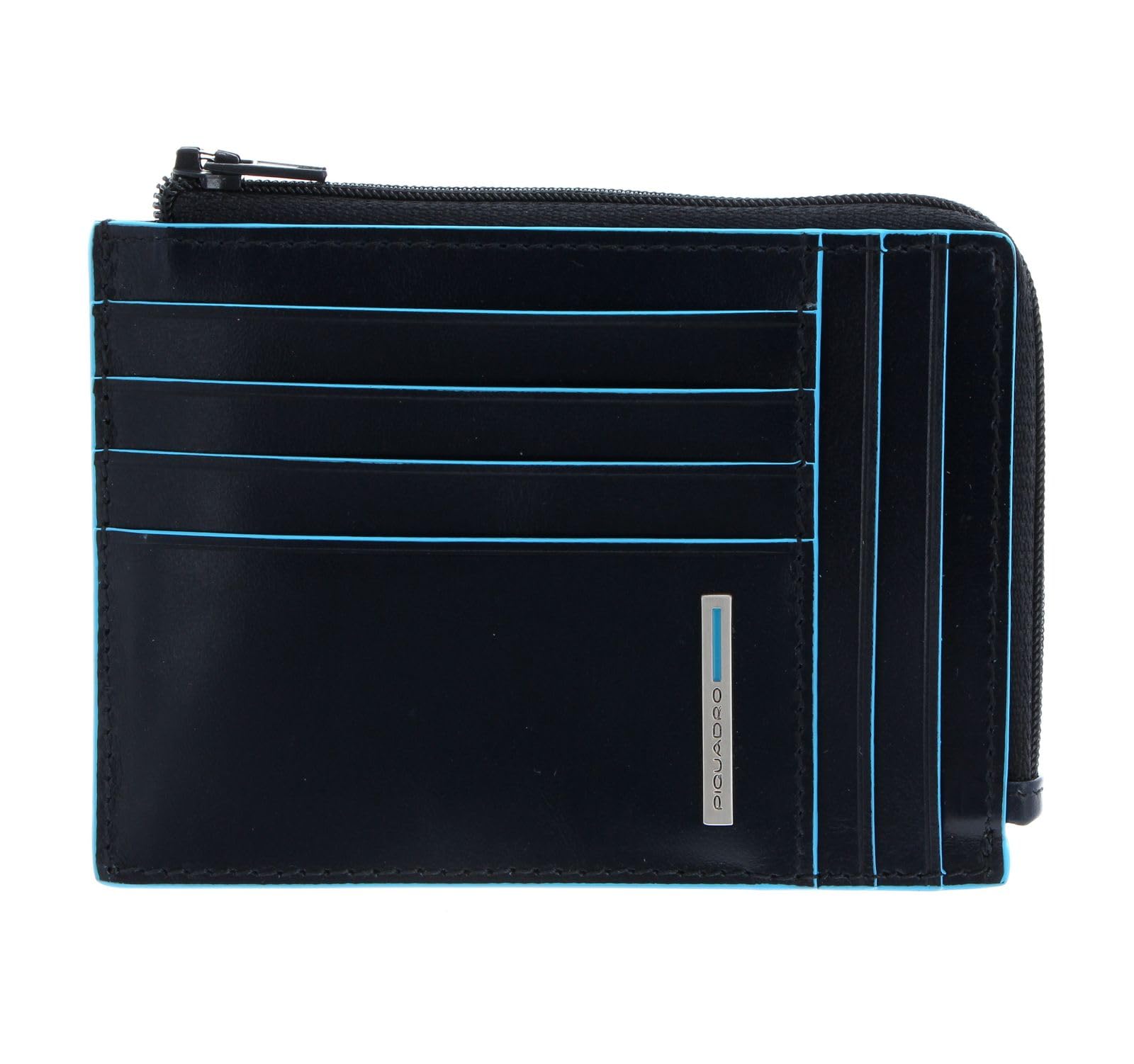 PIQUADRO Blue Square Portamonete, 12 cm | Protezione antifrode, Alloggio carte, Vani organizzati, Uso quotidiano