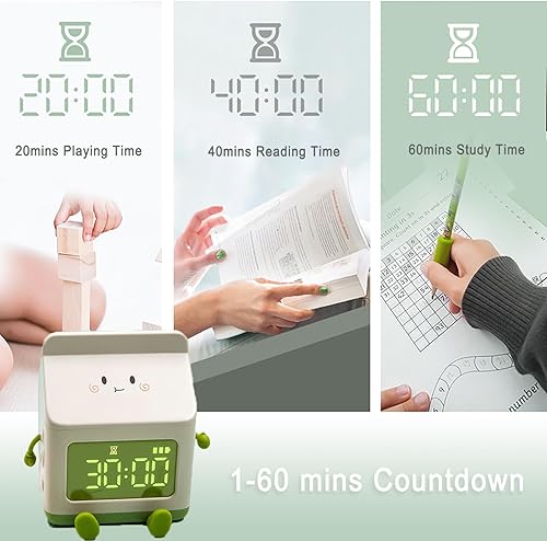 Miniatura 4 de Reloj despertador infantil para niñas, reloj despertador de leche con Snooze para niños pequeños, reloj de entrenamiento para dormir para la