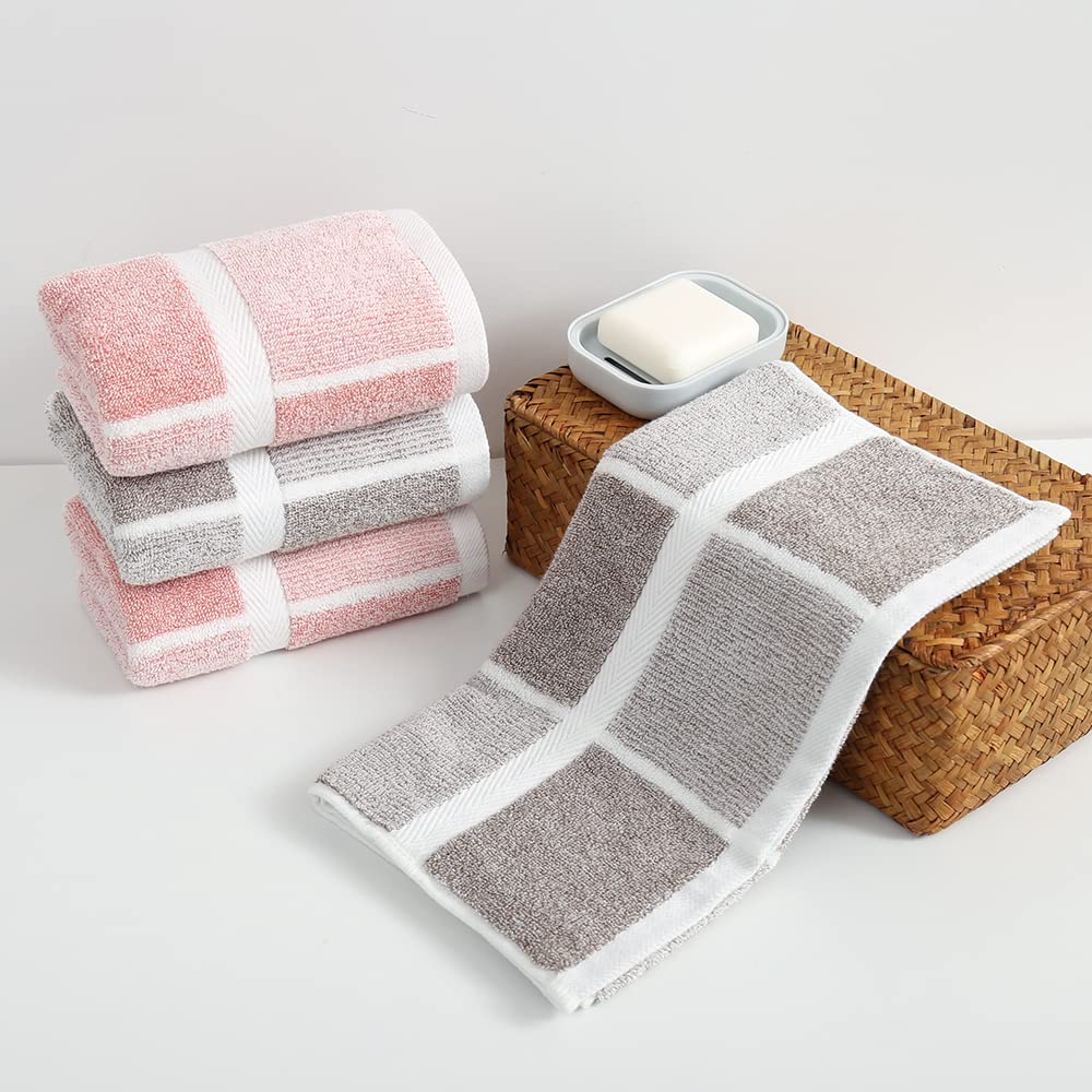 sense gnosis Set di 2 asciugamani Sakura in 100% cotone assorbente morbido asciugamani per il bagno 30 x 60 cm