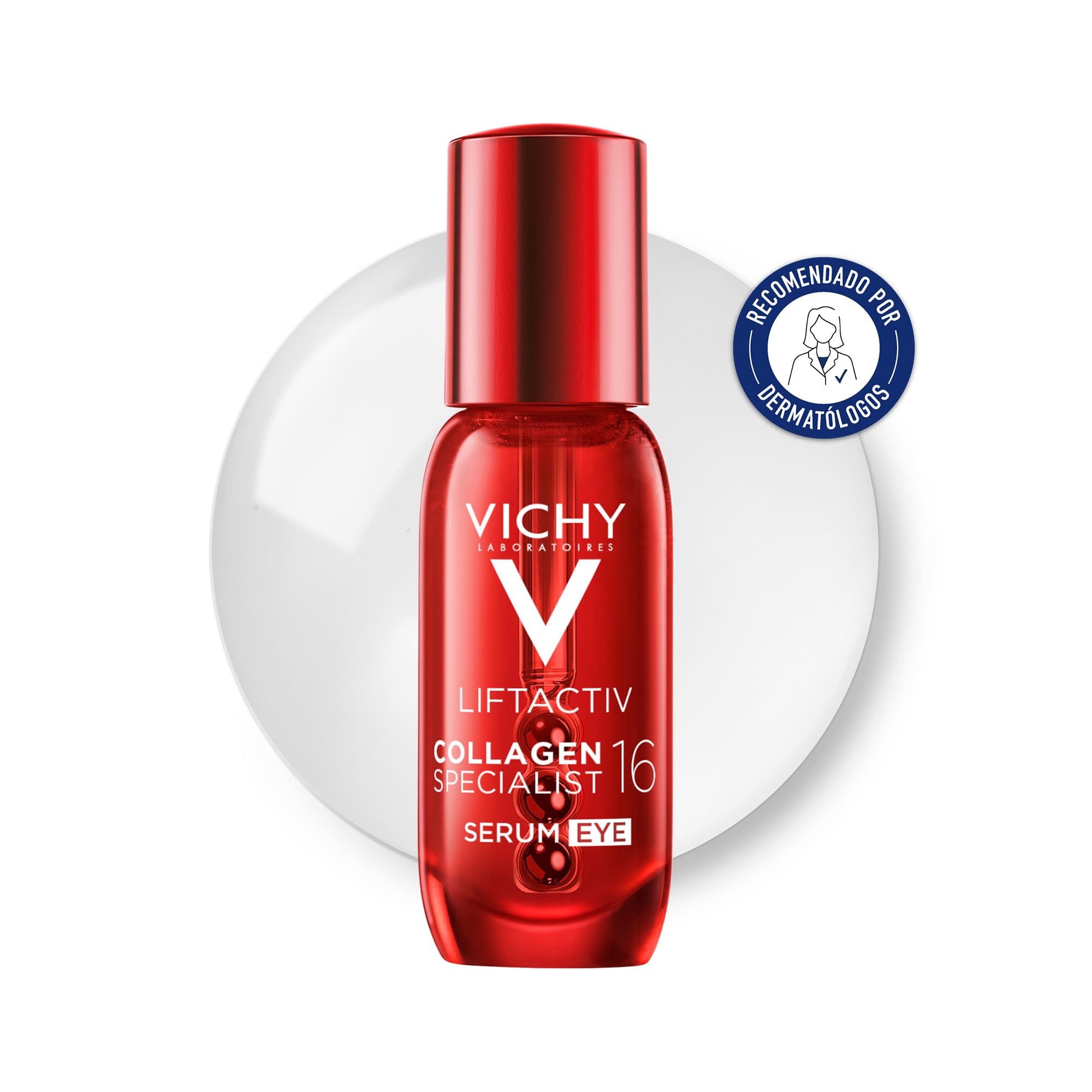 Vichy, Liftactiv Collagen 16, Sérum para el contorno de ojos, 15 ml | Primer sérum para el contorno de ojos con Tecnología Co-Bonding; rejuvenece la mirada en tan solo 2 semanas.