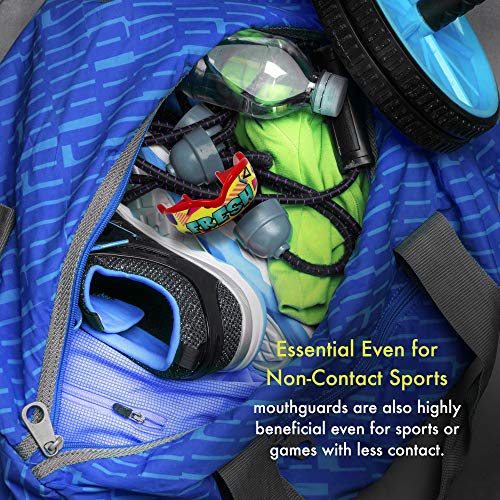 DAMAGE CONTROL High Impact Mouth Guard, Mouthguards for Sports, Boxing, Roller Derby, Hockey, Lacrosse Mouth Guard, Mouth Guards with Ultra Fit and Protection Against Shock (Fresh, Youth) - Thumbnail 7