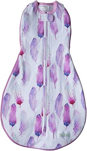 Miniatura 10 de Woombie Grow with Me - Manta convertible para bebés de 0 a 9 meses, se expande a manta portátil hasta 18 meses, pájaros y rayas