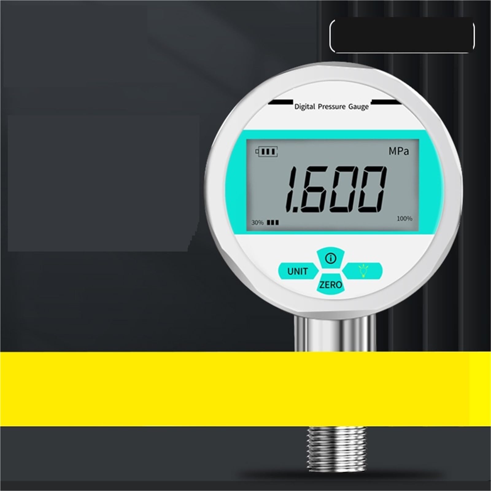 Przetwornik ciśnienia Elektroniczny cyfrowy manometr hydrauliczny z wyświetlaczem tarczowym,do wody, gazu, oleju, powietrza