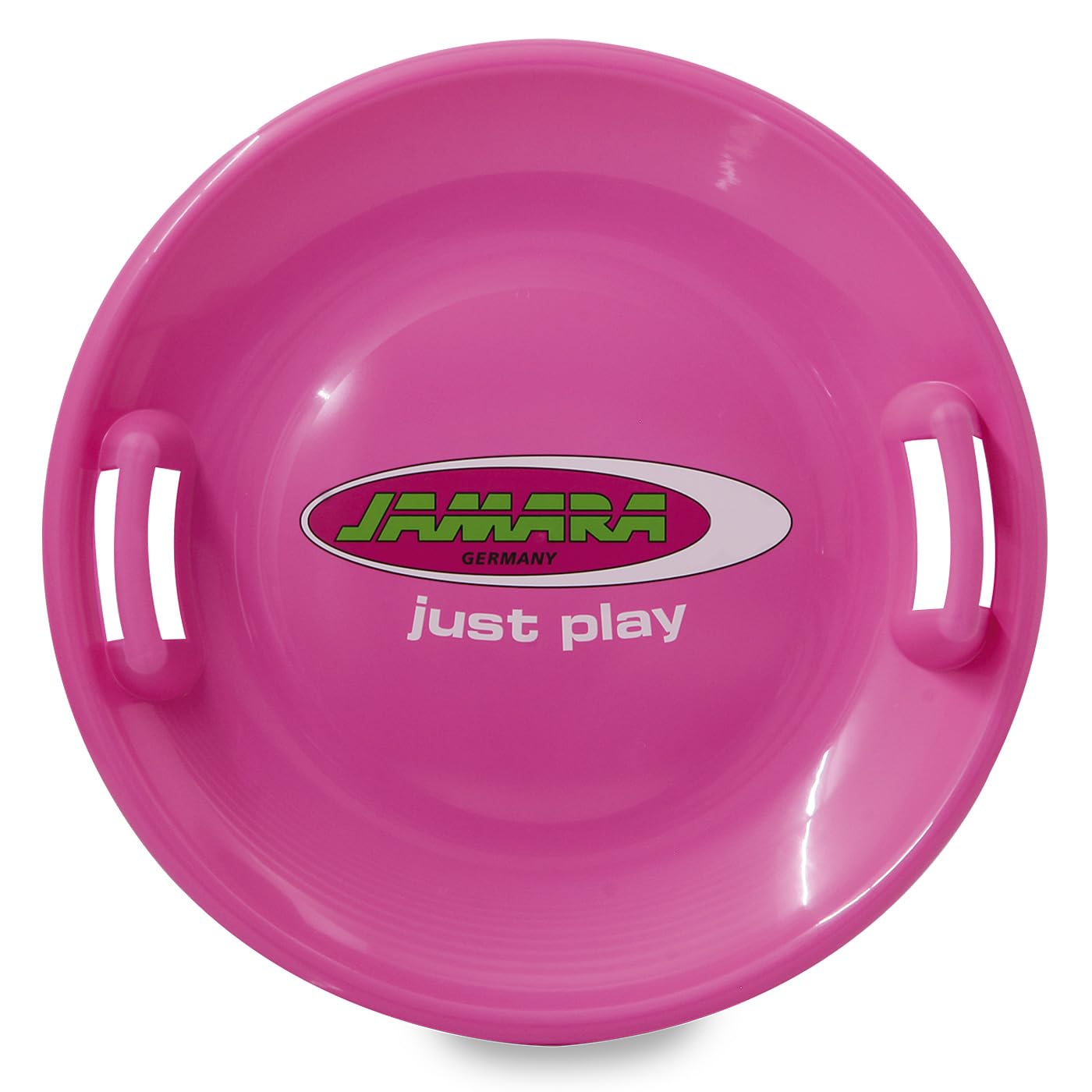 JAMARA - Snow Play Rutschteller 60cm-Haltegriffe an beiden Seiten, langlebiger, robuster Kunststoffkörper, Leichtgewicht mit Nur 555 g