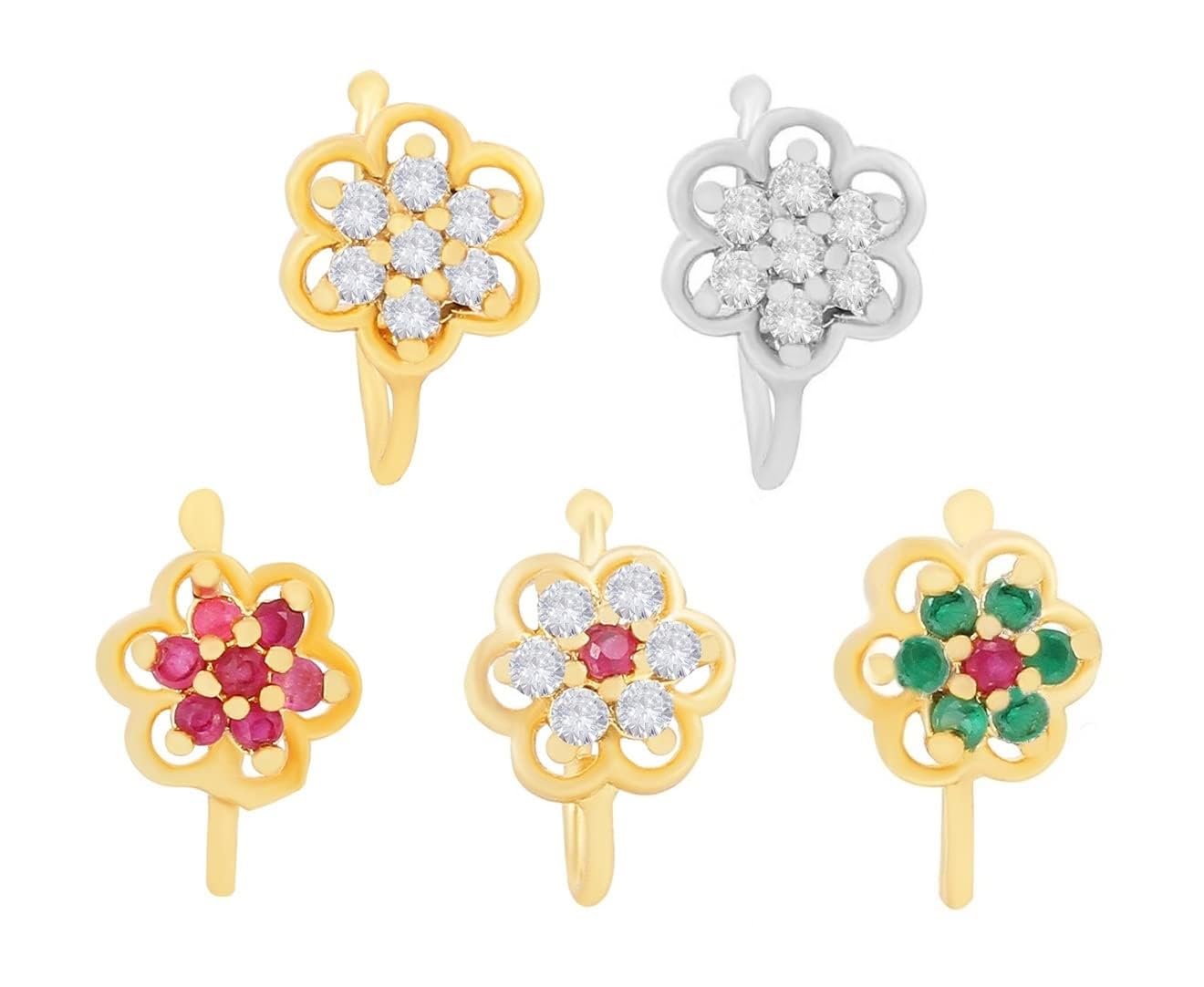 See full amazon price history chart for VAMA Fashions Nosepin without Piercing Clip on Pressing type Nath nose ring pin Stud for Women & Girls (nose pins without piercing) VAMA Fashions Nosepin without Piercing Clip on Pressing type Nath nose ring pin Stud for Women & Girls (nose pins without piercing) (B08PYGJFKF) Amazon Price History, Amazon Price Tracker