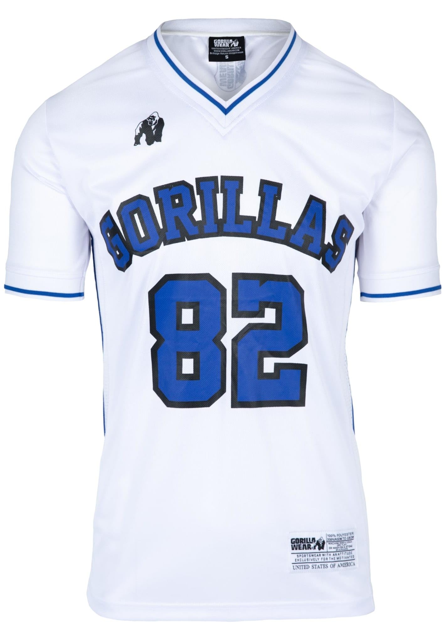 GORILLA WEAR San Mateo T-Shirt White/Blue