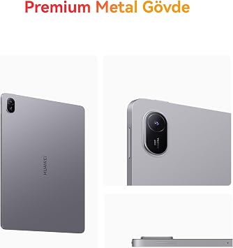 HUAWEI MatePad SE 11 4GB+128GB Tablet, Kalem Dahil Değildir, FullView Ekran, Büyük Pil,Çocuk Köşesi,Gri