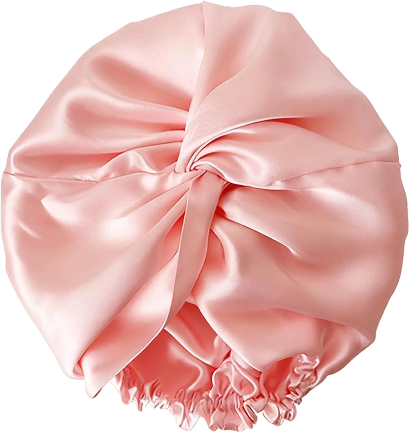 Generic Double Layer Silk Turban for Hair Protection, Mulberry Silk Sleep Bonnet, Bonnet, 3.5 X 3.5 X 0.6 in