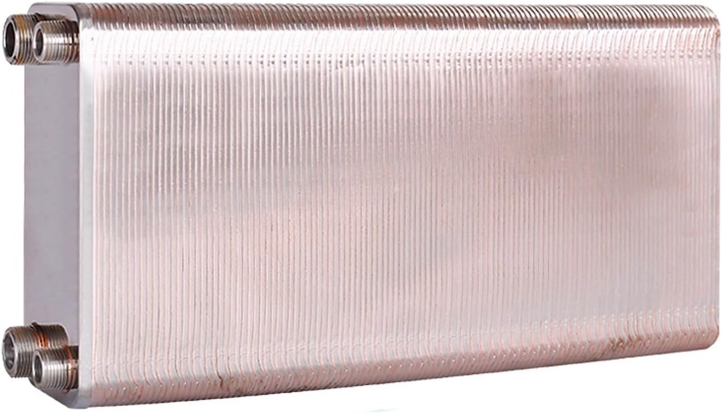 120 Layer Household Plate Heat Exchanger Automatic Exhaust Valve Beer Cooler Stainless Steel Counterweight Cooler(Same side)