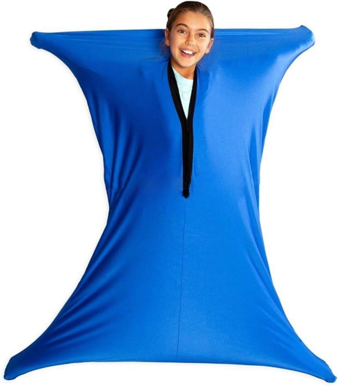Calcetín Corporal Sensory Direct For Autismo - Grande Y Azul | For Niños, Adultos, Niños Y Niñas | Envoltura De Cuerpo Completo For Hiposensibilidad, Compresión, Ansiedad, TDAH, TEA, Necesidades Espec
