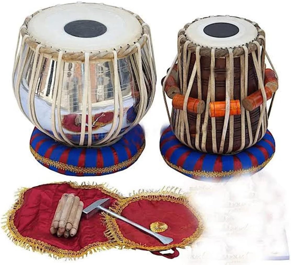 Student Tabla Drum Set, Basic Tabla Set, Steel Bayan, Dayan