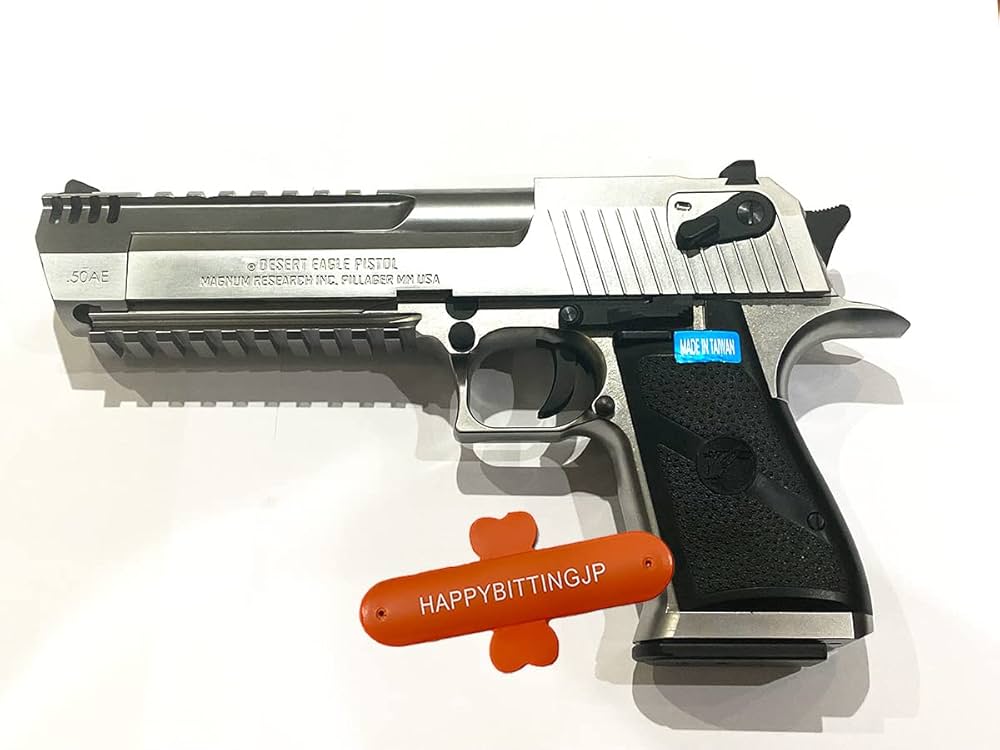 Amazon.co.jp: WE 砂漠イーグル DE L6 .50 AE GBB レール シルバー