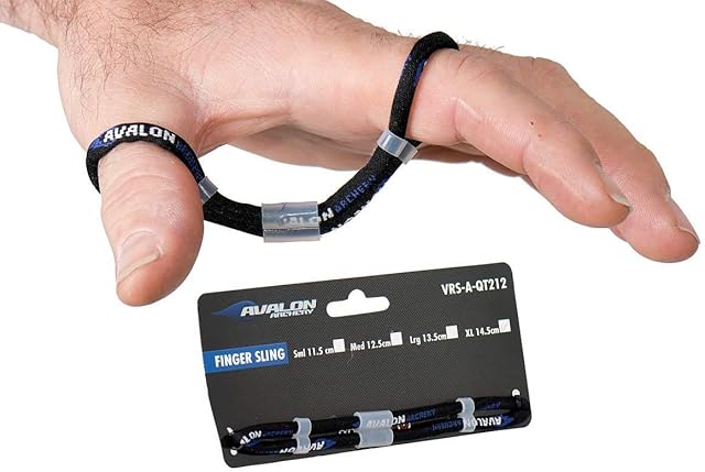 Avalon Archery Adjustable Finger Sling Medium 12.5 cm