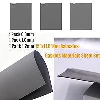 Vista 6 de Materiales de juntas sin amianto 3PS, material de junta de alta temperatura de 15 x 11.8, junta de múltiples espesores, hoja
