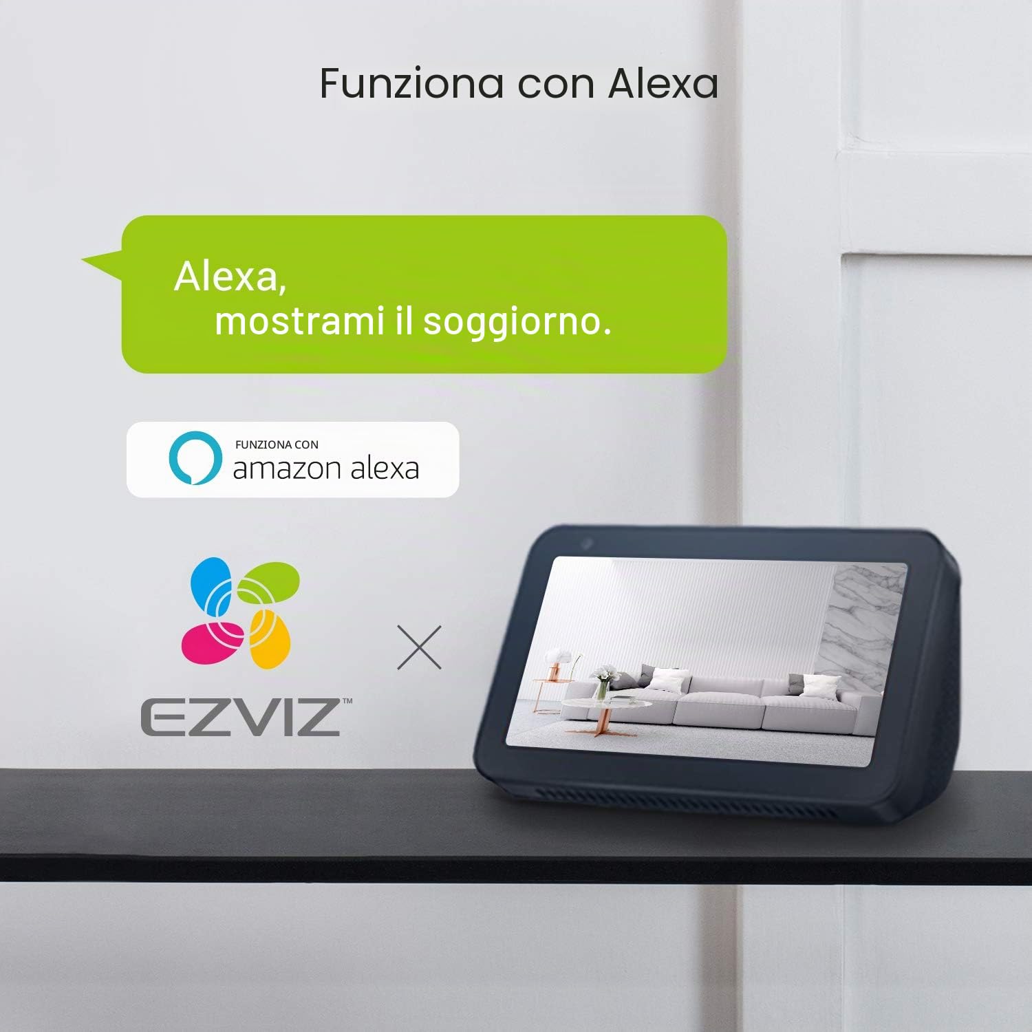 EZVIZ C3WN Telecamera WiFi Esterno 1080p Versione Videocamera Sorveglianza da Esterno con Visione Notturna Fino a 30M, Doppia Antenna Wi-Fi, Notifiche in Tempo Reale, IP66, Compatibile con Alexa