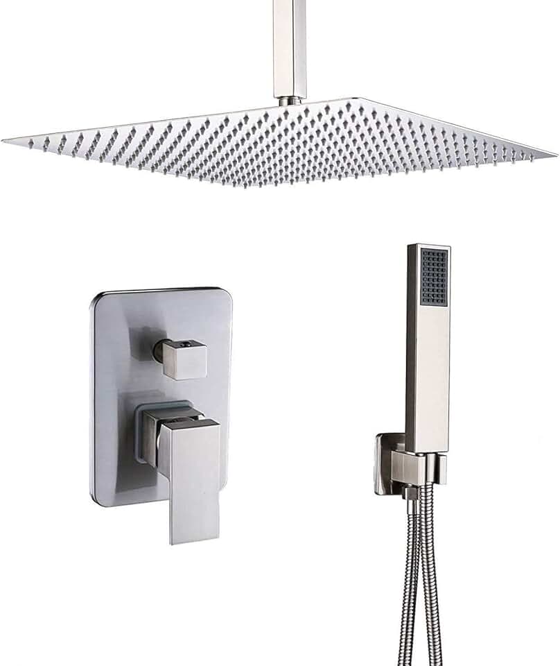flush mount ceiling shower head