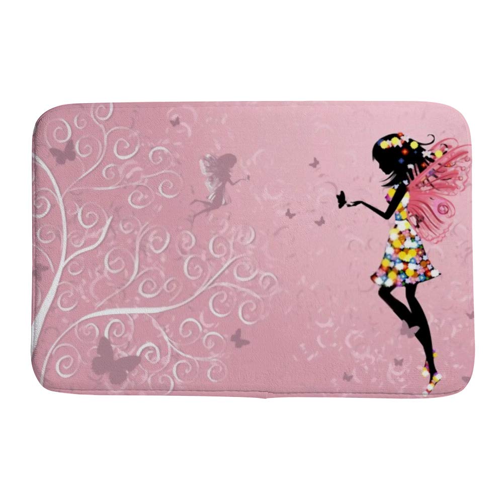 Tapis de bain antidérapant en velours corail 36x24 inch haute densité