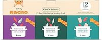 Made by Nacho Grain-Free Flaked Filets Wet Cat Food in Pumpkin Bone Broth - Chef's Selects Variety Pack, 12x3oz Cans