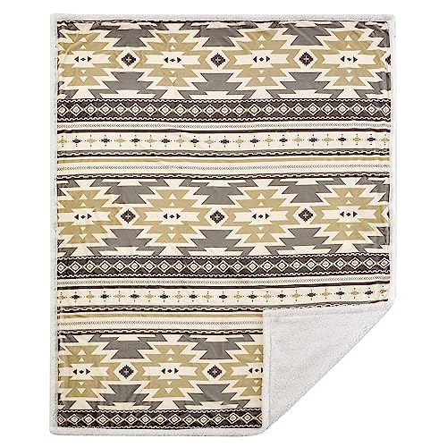 Image of Paseo Road Indigo Hill by HiEnd Accents Desert Sage 54x68 Throw Blanket