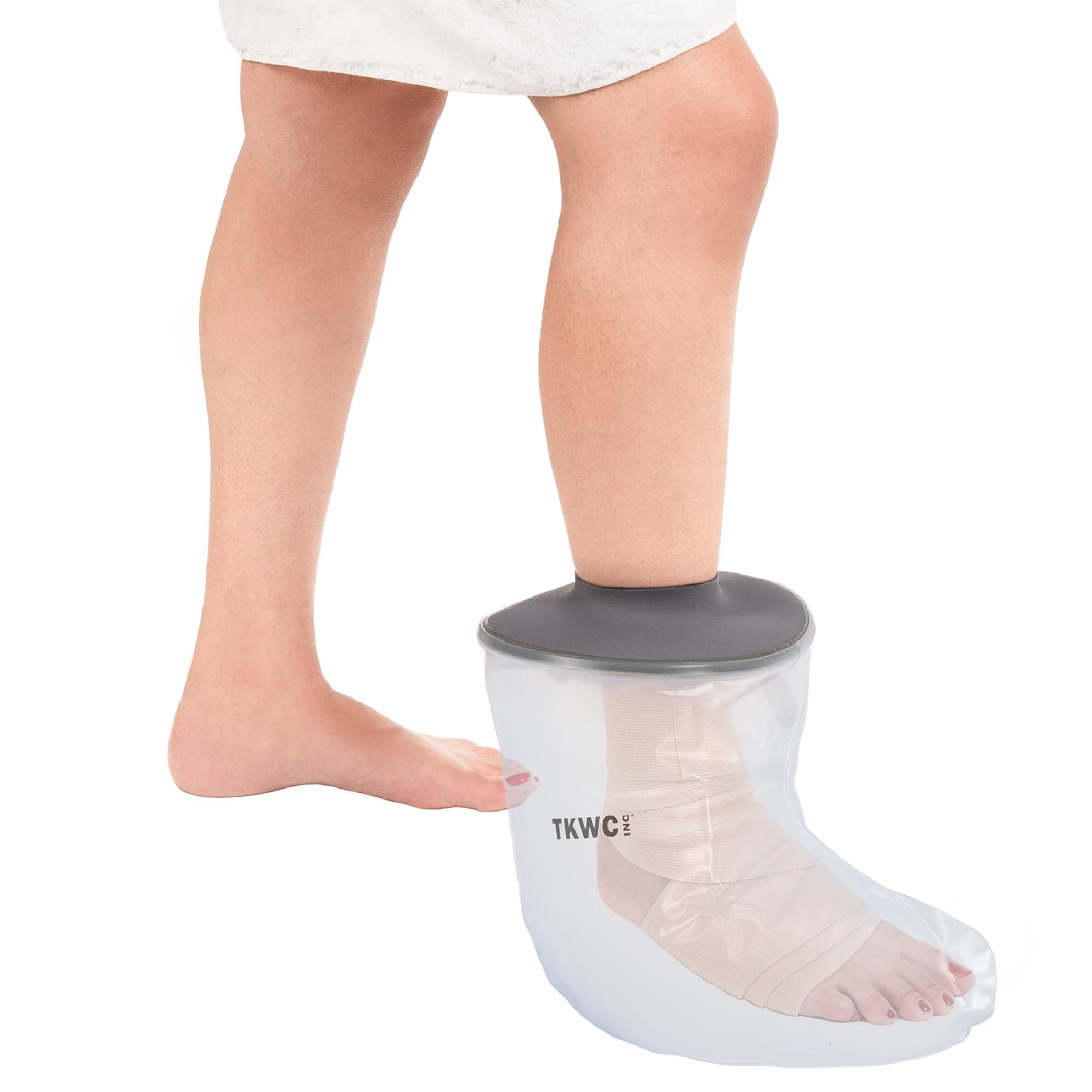 Low Pressure Seal Foot & Ankle - Water Proof Foot Cast Cover for Shower by TKWC Inc - #4737 - Low Pressure Seal -Watertight Foot Protector