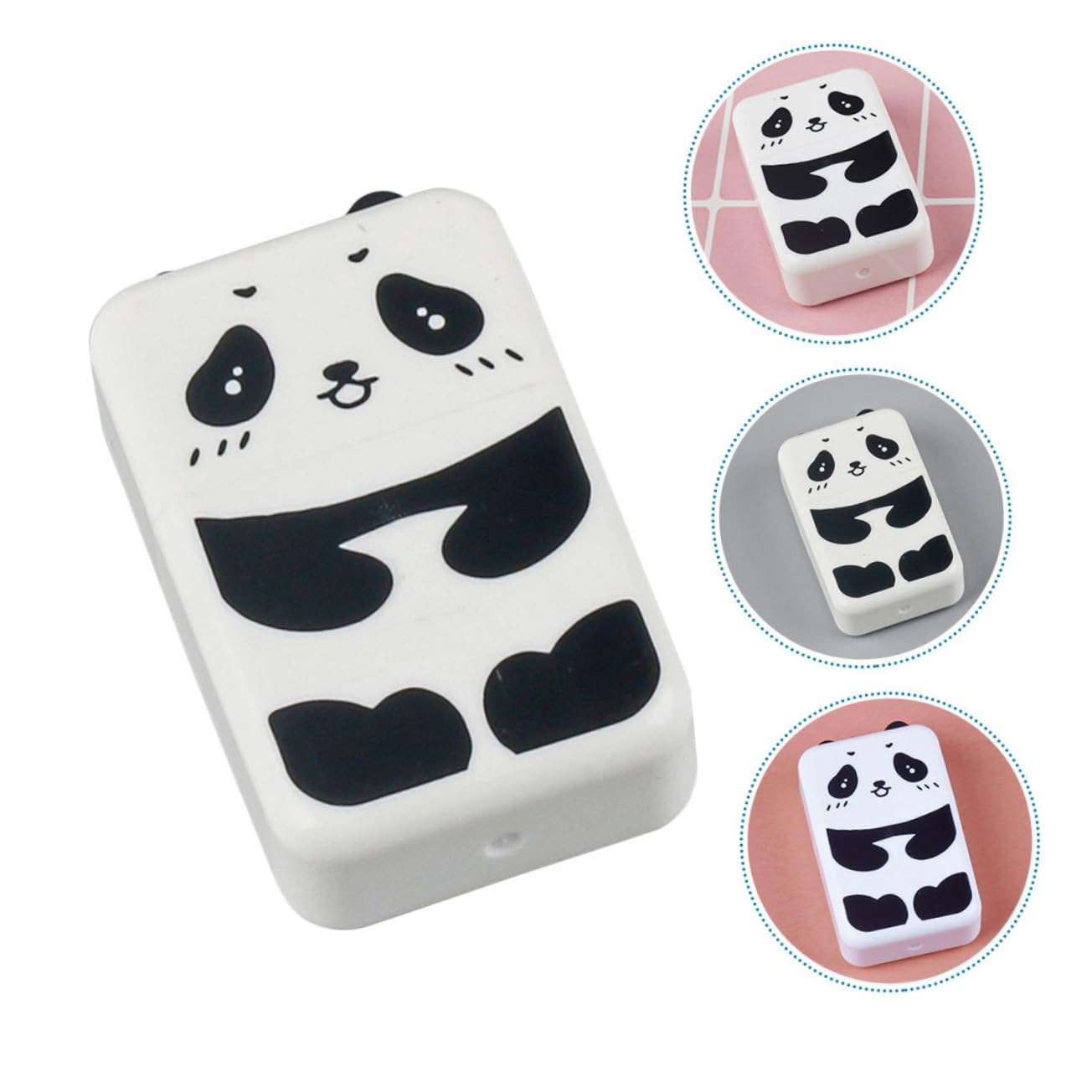 STOBOK 40pièces Gommes Créatives Forme De Panda Gomme Multifonction Pour Dessin Et Écriture Accessoire De Bureau Amusant