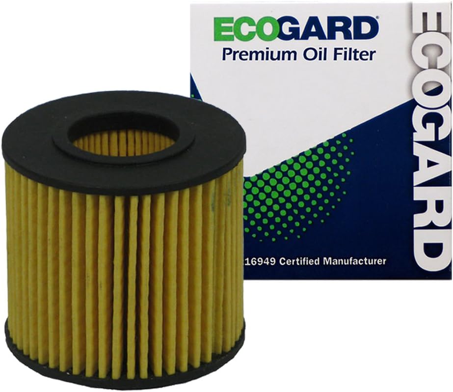 ECOGARD X6311 Premium Cartridge Engine Oil Filter for