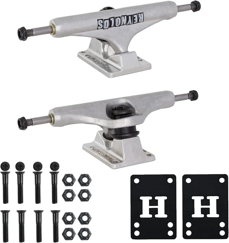 Ejes de skate independientes Andrew Reynolds Hollow Mid con herrajes de montaje Phillips de 1" y elevadores opcionales