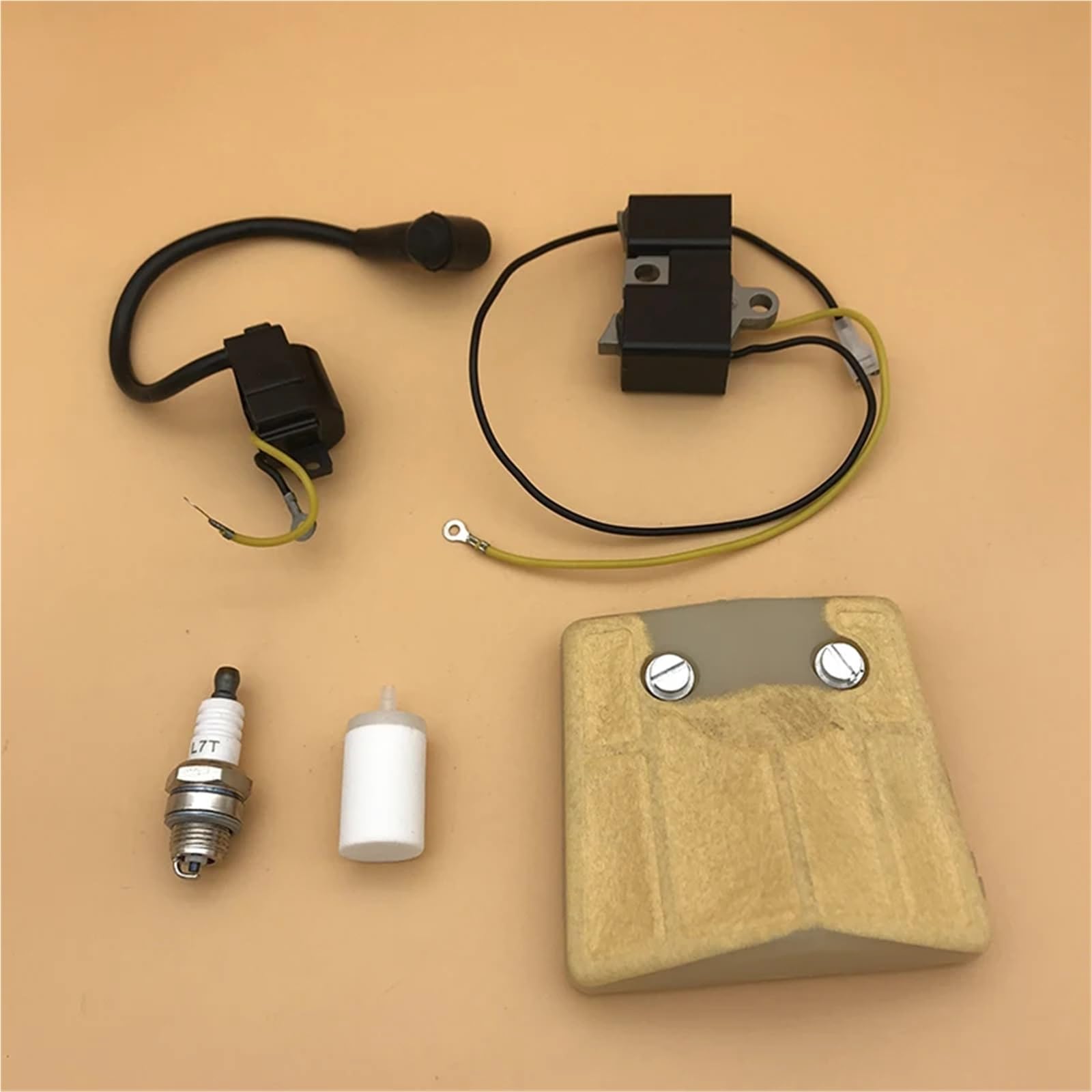 Kit de filtro de aire, filtro de combustible y bobina de encendido for motosierras H/U/S/Q/V/A/R/N/A 61, 66 y 266, piezas for motosierras de gasolina n.° 501516201 y 501617201
