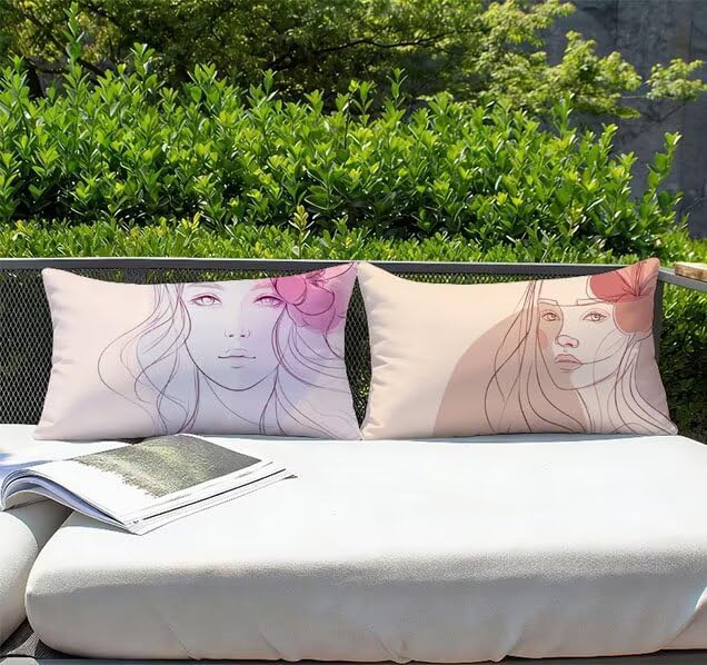 Taie d'oreiller 50x75 lin de qualité housse de coussin durable