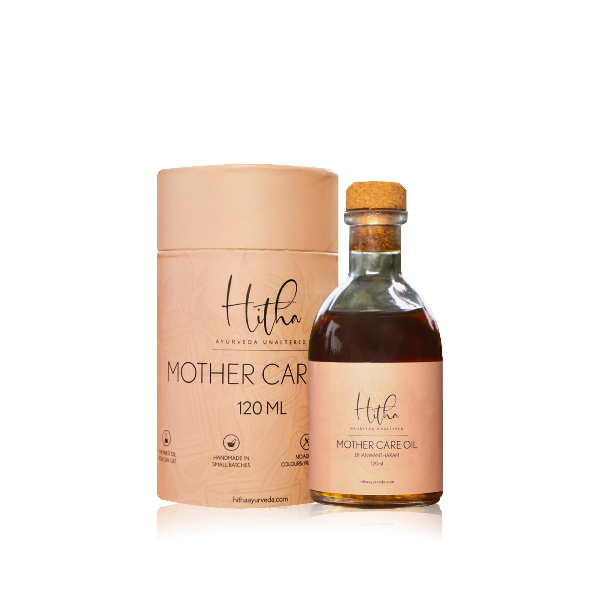 Pregnancy Care Oil - Dhanwantharam Thailam | Hitha Ayurveda Unaltered | Pregnancy & Postnatal Care | Back Pain Relief | Muscle Toning & Strengthening | Belly Soothing | Prevents and Reduces Stretch Marks