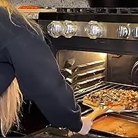 Vista 5 de Pala de pizza de aluminio de 12 pulgadas con mango de madera plegable, espátula de pizza de almacenamiento sin esfuerzo para horno, hornear pizza