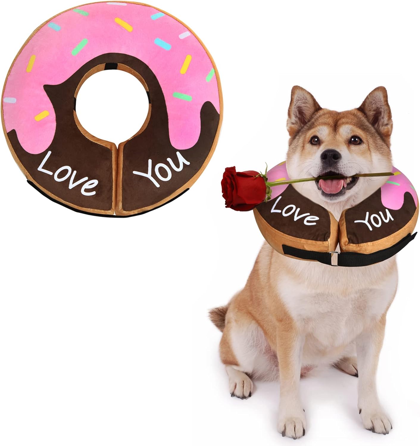 Dog Donut Collar Soft Dog Cones for Large Medium Small