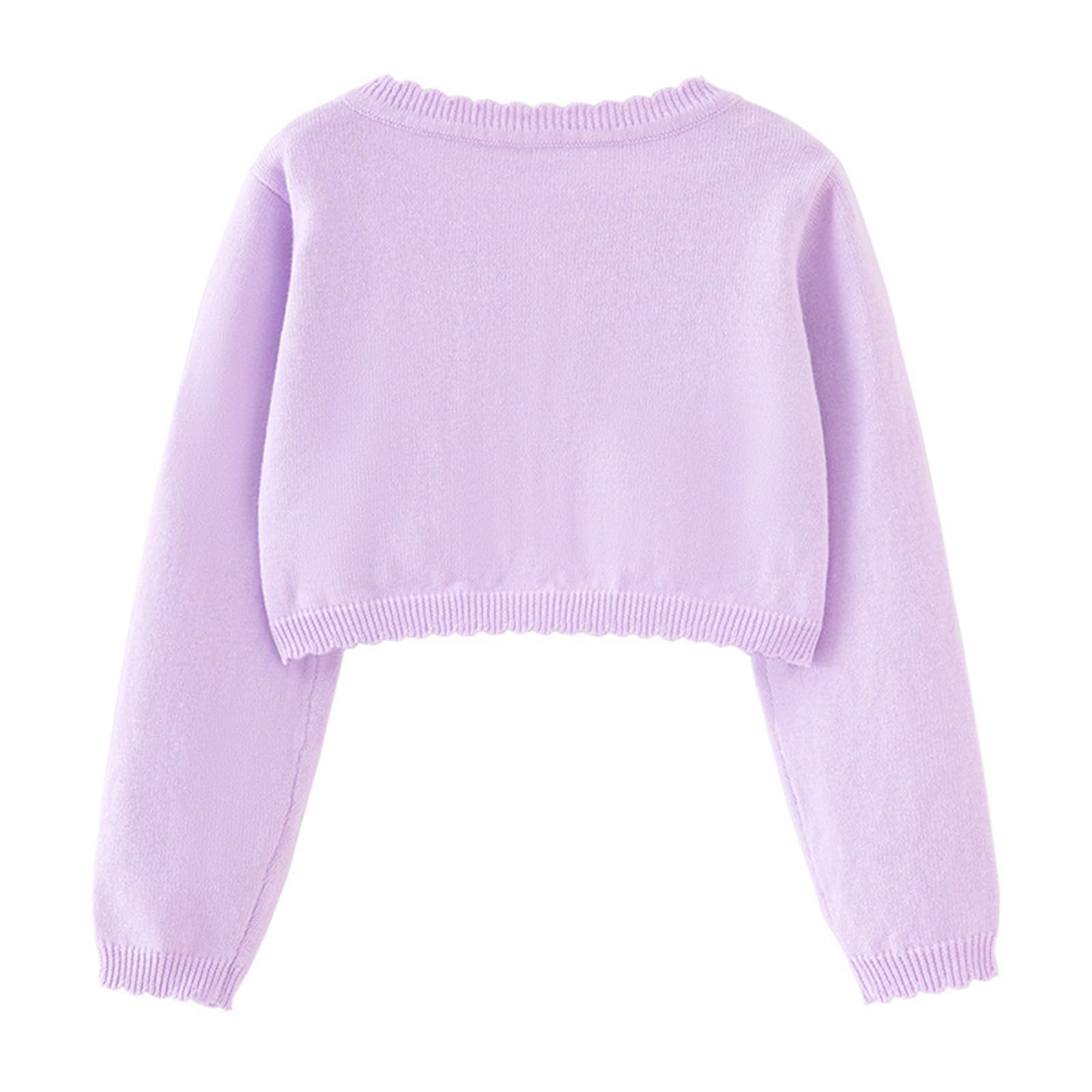 Generisch Bolero de punto lindo para niñas, chaqueta corta para cumpleaños y celebraciones | Bolero para niña de cumpleaños, suave chaqueta de punto para vestidos de fiesta