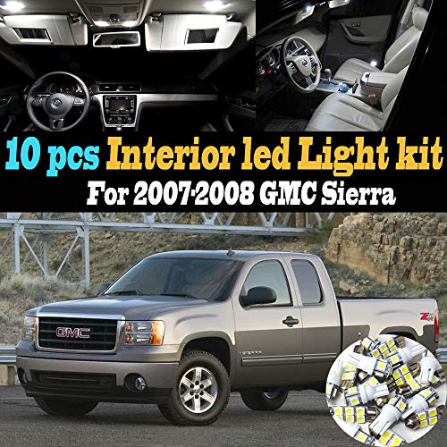 Kit de 10 Bombillas LED Super Blancas 6000K para Interior miniatura 1