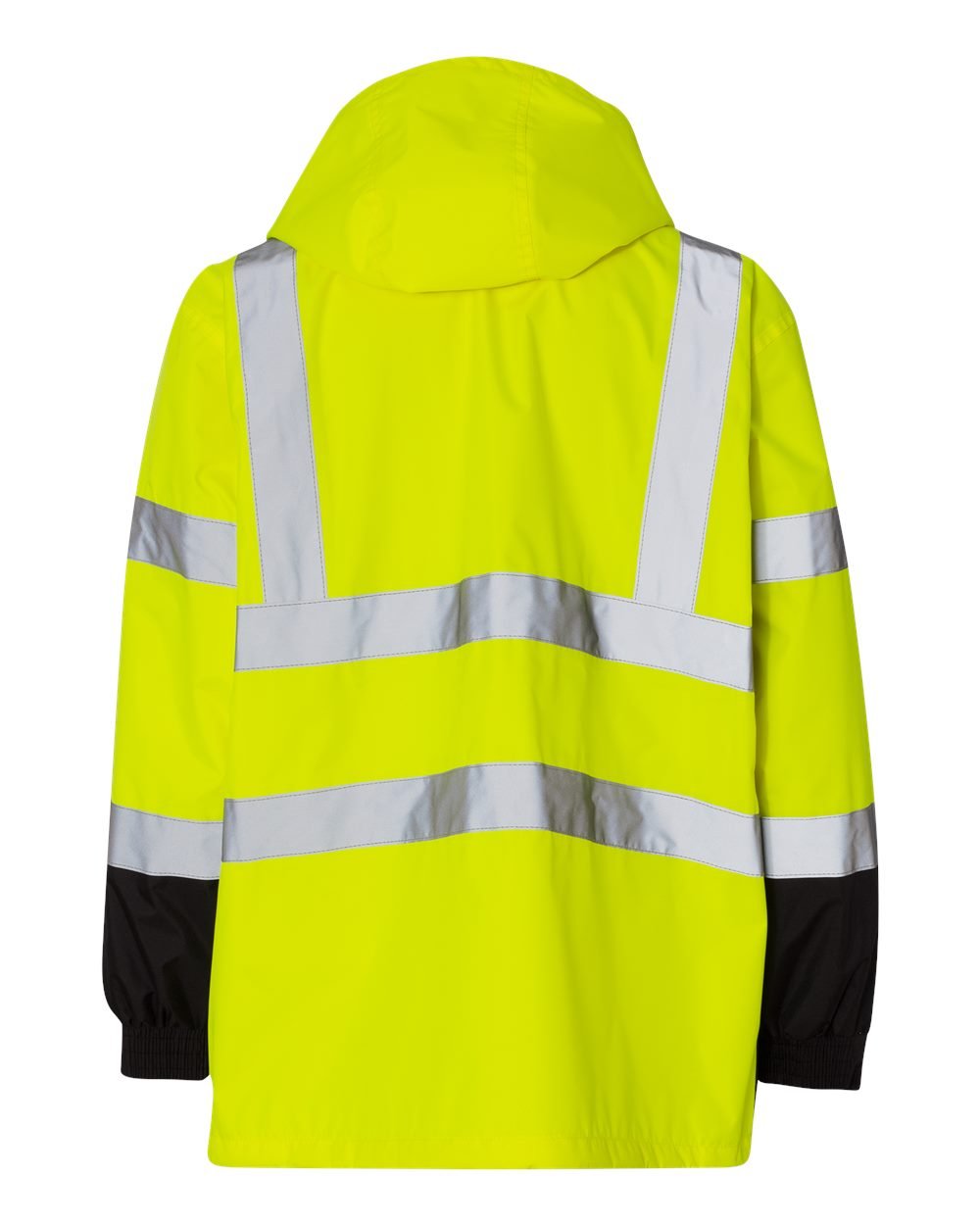 Kishigo RWJ102 Storm Cover High-Viz Rainwear Jacket, Fits Large and Extra Large, Lime