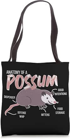 Opossum Make-up Tasche 'Feeling Cute Might Scream Later' – Lustiges Geschenk Für Opossum-Fans