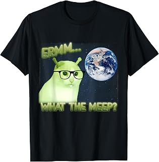 & Cat FUNNY Earth T-Shirt