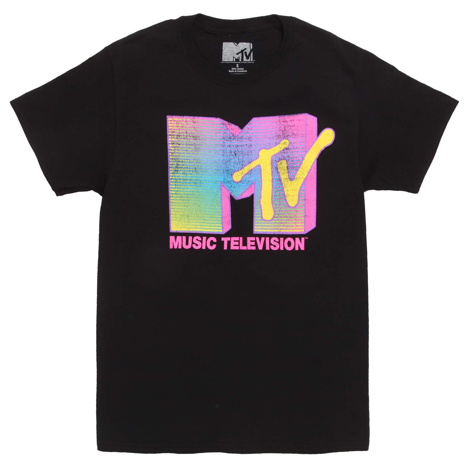 MTV unisex-adult Fluorescent T-Shirt