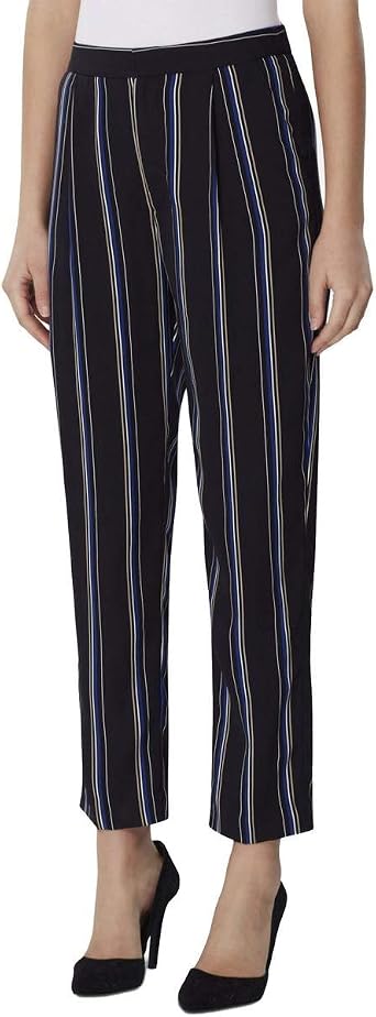 TAHARI Womens Variegated Straight Leg Casual Pants