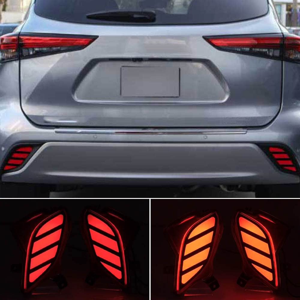 トヨタハイランダー　リアバンパーランプテールランプ Amazon.co.jp: For トヨタハイランダー2020 2021,リアバンパーランプ