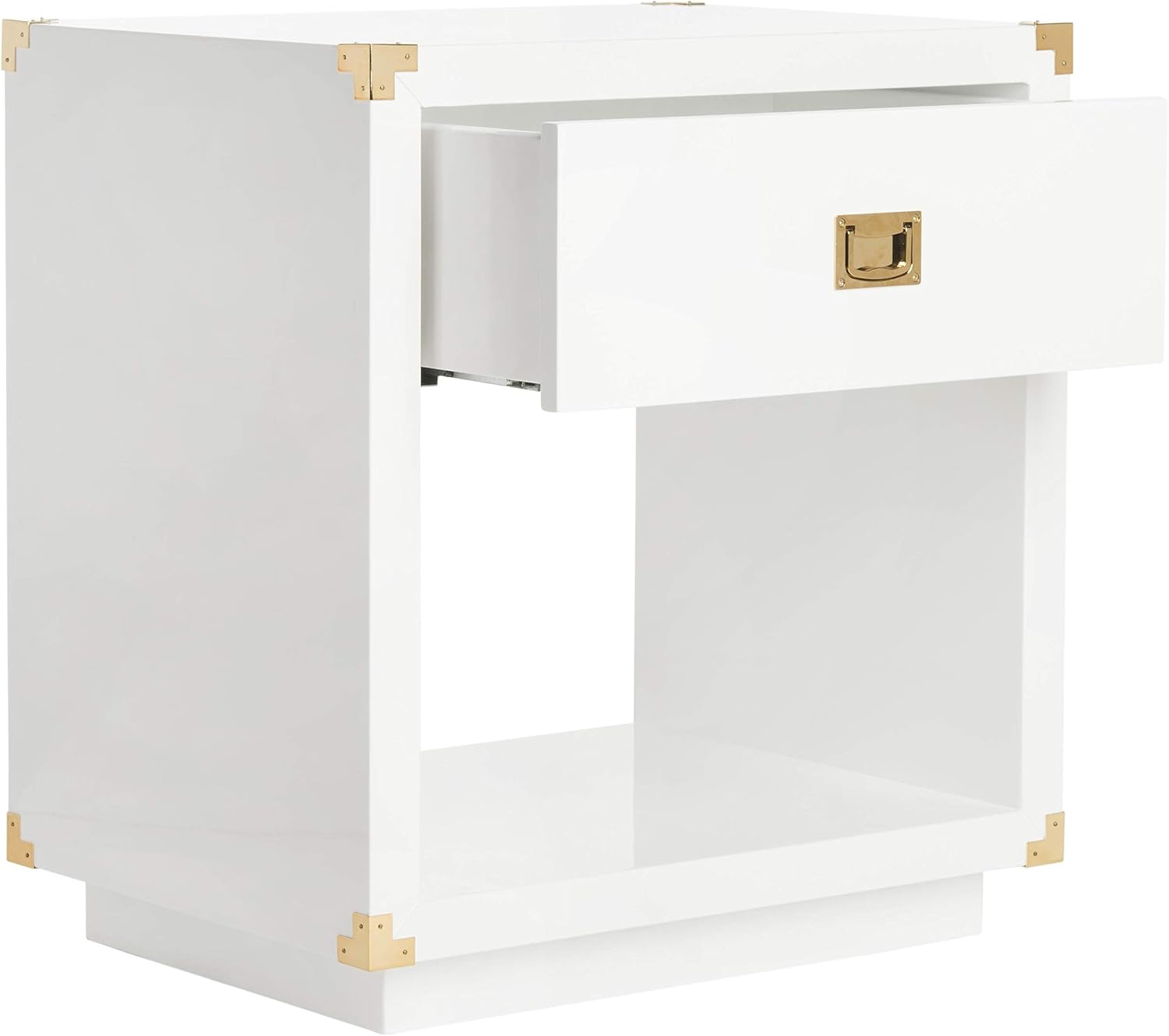 Safavieh Couture Collection Lella White Lacquer Side Table