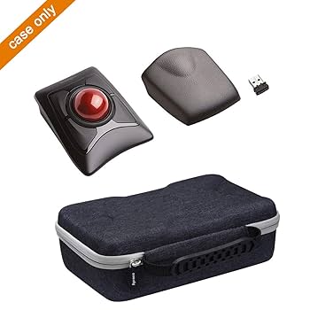 Kensington トラックボール Amazonカラー黒　ケース付き Amazon.co.jp: on Orbit Wireless Trackball with Scroll Ring