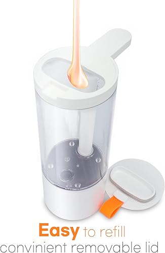 Miniatura 4 de Práctico dispensador automático de bomba de jabón líquido con sensor recargable sin contacto de 17 onzas, ajustado por la distancia del sensor