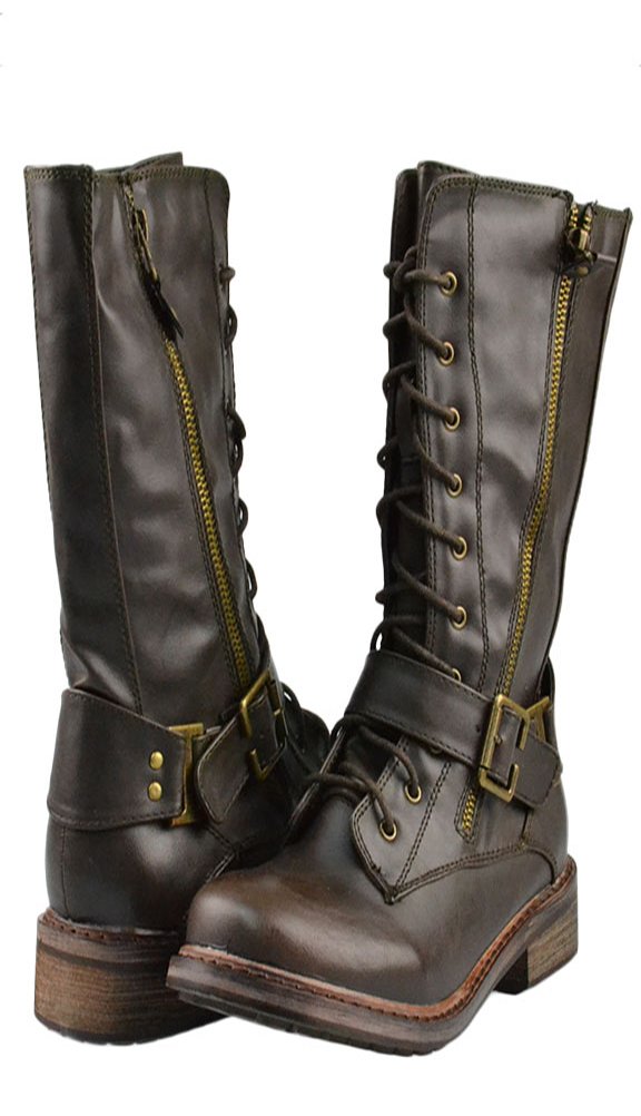 RebelsR&B Combat Boots Black