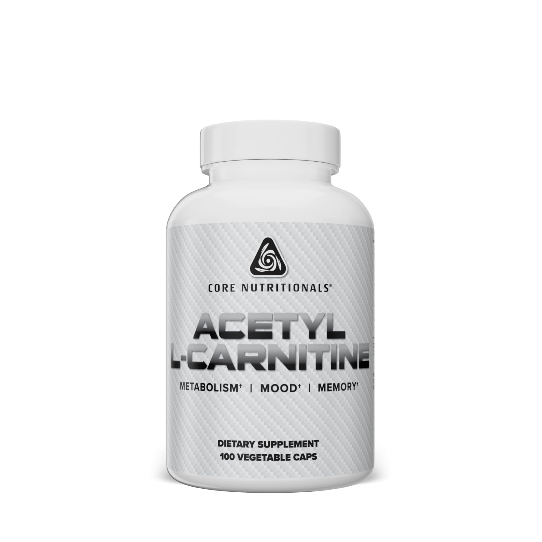 Core Nutritionals Acetyl L-Carnitine, Metabolism Support, 100 Caps