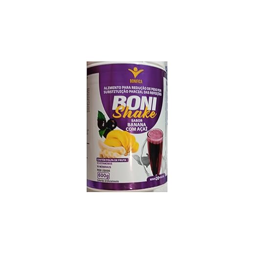 Shake Nutritivo Sabo De Banana E Açaí Bonifica
