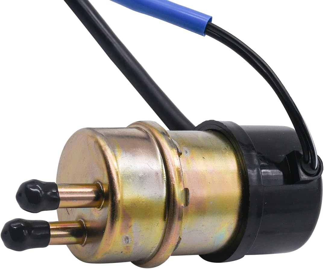 49040-1055 12V Electric Fuel Pump with 27034-1053 Cut Off Relay for Kawasaki Mule 1000 2500 2510 2520 3000 3010 3020 8mm In/Outlet