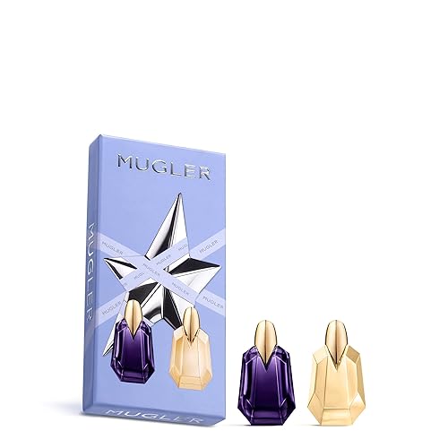 Miniatura 7 de Mugler Alien & Alien Goddess - Mini set de regalo de fragancia para mujer, diseño floral y amaderado, tamaño de viaje, 0.2 onzas líquidas cada uno