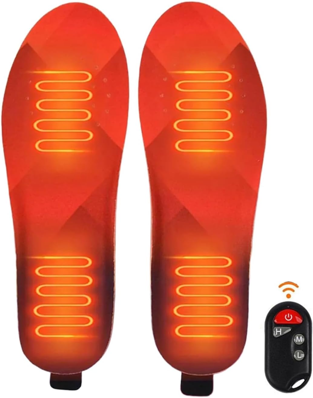 Heated Insoles, Outdoor Sports Foot Warmer for Men Women, Full-Foot Heating for All Kinds of Shoes, Winter, Ski, Fishing