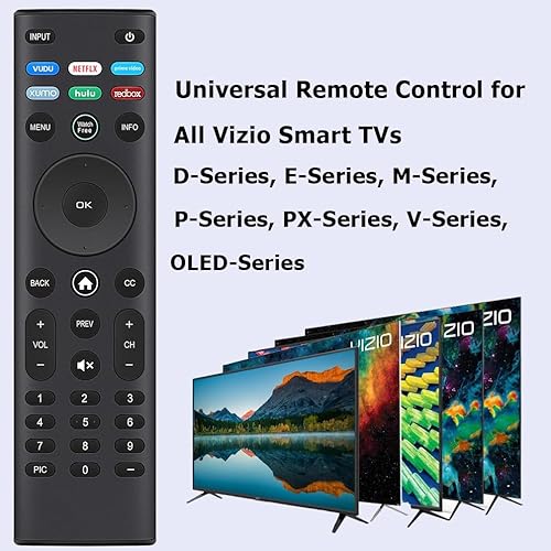 Miniatura 2 de Mando a distancia universal para todos los televisores inteligentes LED LCD HD 4K UHD HDR Smartcast 3D, repuesto para Vizio All Smart TV Remote para